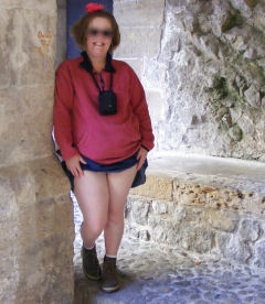 Flashing at Ibiza cathedral - N