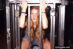 Amateur Slaves locked up in cages - N