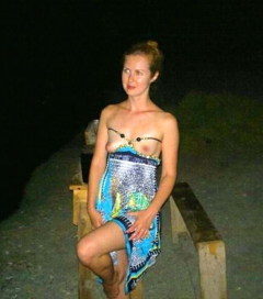 Russian woman on vacation - N