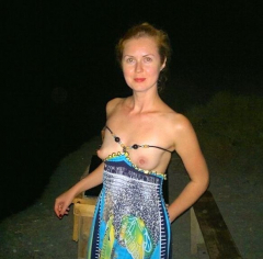 Russian woman on vacation - N