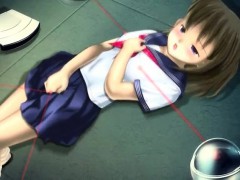 Hentai Cutie In School Uniform Masturbating Pussy