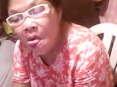 Asian granny Elizabeth 57 yr flashing 6 ( March 2014)