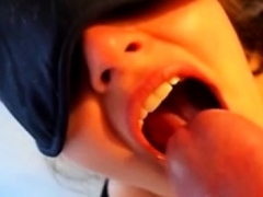 Slut wife eating lots of cum compilation