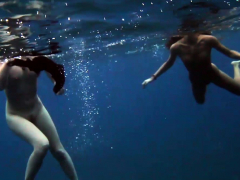 Submerged Hot Babes Underwater