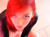 Sexy Redhead German Gets Her Tight Ass