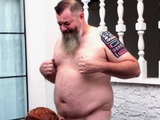 BEARFILMS Fat Bear Tony Marks Sucked By Gay Alezgi Cage