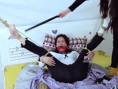 Chinese lesbian tickle and torture