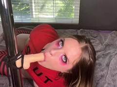 Blonde needs her toy for juicy pussy masturbation HD