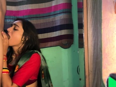 Beautiful Indian Wife Deep Throat Blowjob